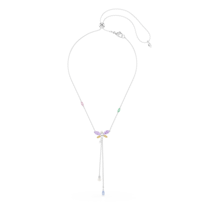 Swarovski Ariana Grande X Swarovski Y Necklace Mixed Cuts Necklace with colorful beads 