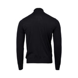 Tombolini Men's Black Wool Turtleneck Sweater