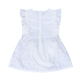 Tommy Hilfiger Kids Baby Girls White Broderie Anglaise Dress