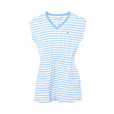 Tommy Hilfiger Kids Girl's White & Blue Dress