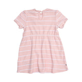 Tommy Hilfiger Kids Baby Girl's Dress w. Bloomers - Rib - Whimsy Pink/White Strip