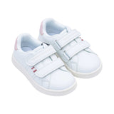 Tommy Hilfiger Kids Girl's  White & Pink Sneaker