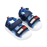 Tommy Hilfiger Kids Boy's Blue Velcro Flag Sandal