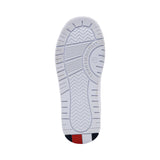 Tommy Hilfiger Kids Boy's White & Blue Logo Sneaker