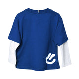 Tommy Hilfiger Kids Boy's Blue Long Sleeve T-Shirt