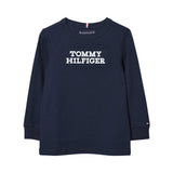 Tommy Hilfiger Kids Boy's Navy Long Sleeve T-Shirt
