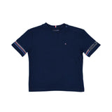 Tommy Hilfiger Kids Boy's/ Baby Boy's Monotype Stripe Regular Fit T-Shirt