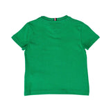 Tommy Hilfiger Kids Boy's Green Logo T-Shirt