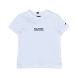 Tommy Hilfiger Kids Boy's White Monotype T-Shirt