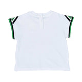 Tommy Hilfiger Kids Girl's Tipped Cuff Relaxed Fit T-shirt