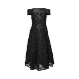 Theia Women's Black Dress