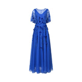 Theia Women's Royal Blue Gown