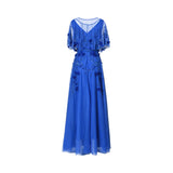 Theia Women's Royal Blue Gown