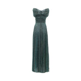 Talbot Runhof Women's Emerald Green Long Dress