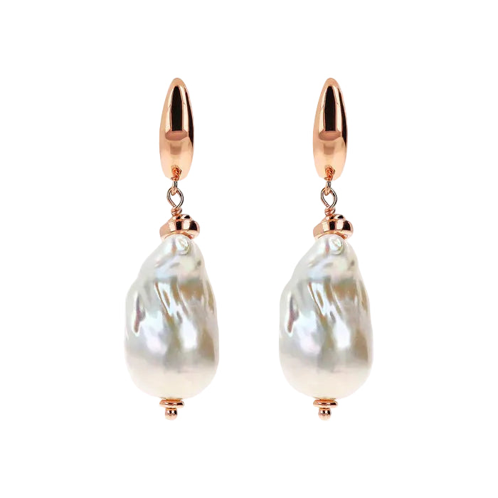 Bronzallure Earring With Freshwater Pearl