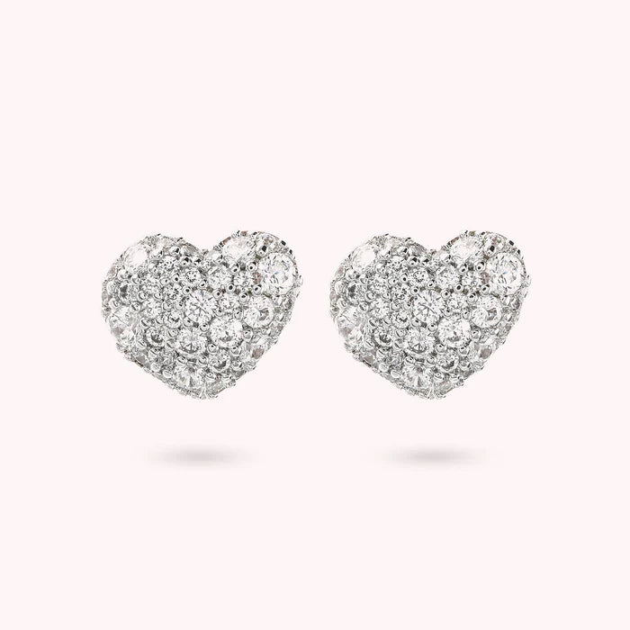 Bronzallure Earrings With Crystal And Pave