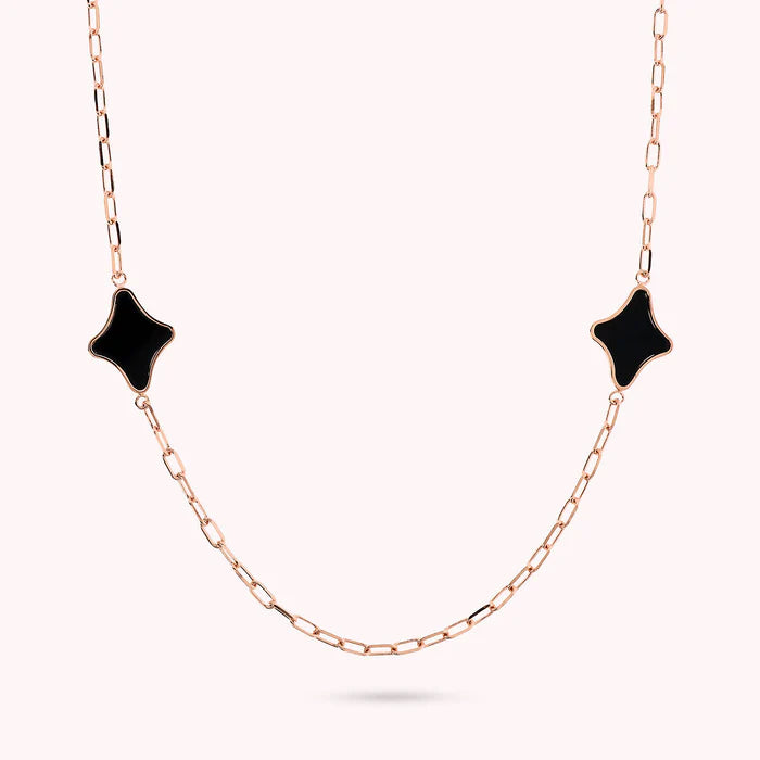 Bronzallure Necklace With Medium Disc In Natural Stone 85