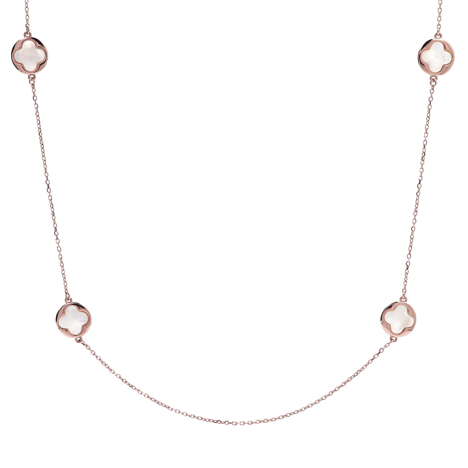 Bronzallure Chanel Necklace With Losange Stone  91