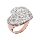 Bronzallure Ring With Pave In Zirconia