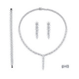 Bronzallure Vine Silver Necklace White One Size