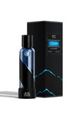 M.INT Time to Target Eau de Parfum 75ml bottle with black packaging and blue wave accents, featuring a bold and focused fragrance design, Available for Online Purchase.