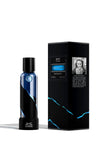 M.INT Time to Target Eau de Parfum 75ml bottle with black packaging and blue wave accents, featuring a bold and focused fragrance design, Available for Online Purchase.