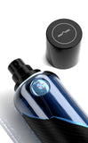 M.INT Time to Target Eau de Parfum 75ml bottle with black packaging and blue wave accents, featuring a bold and focused fragrance design, Available for Online Purchase.