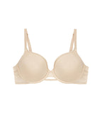 Triumph Airy Sensation nude beige padded bra product-only view, with seamless cups. Order Online Today