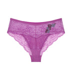Triumph Amourette Charm Summer maxi panty in pink product-only view, featuring breathable floral lace and a seamless high-waist finish. Shop the Latest Online