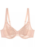 Triumph Harmony Spotlight Minimizer Pink Bra product-only front view – Shop the latest online