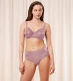 Triumph Ladyform Soft Minimizer Rosebloom Bra model full front view - Order Online at Blue Salon Qatar