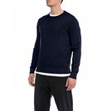 Replay Men's Crewneck sweater in wool blend