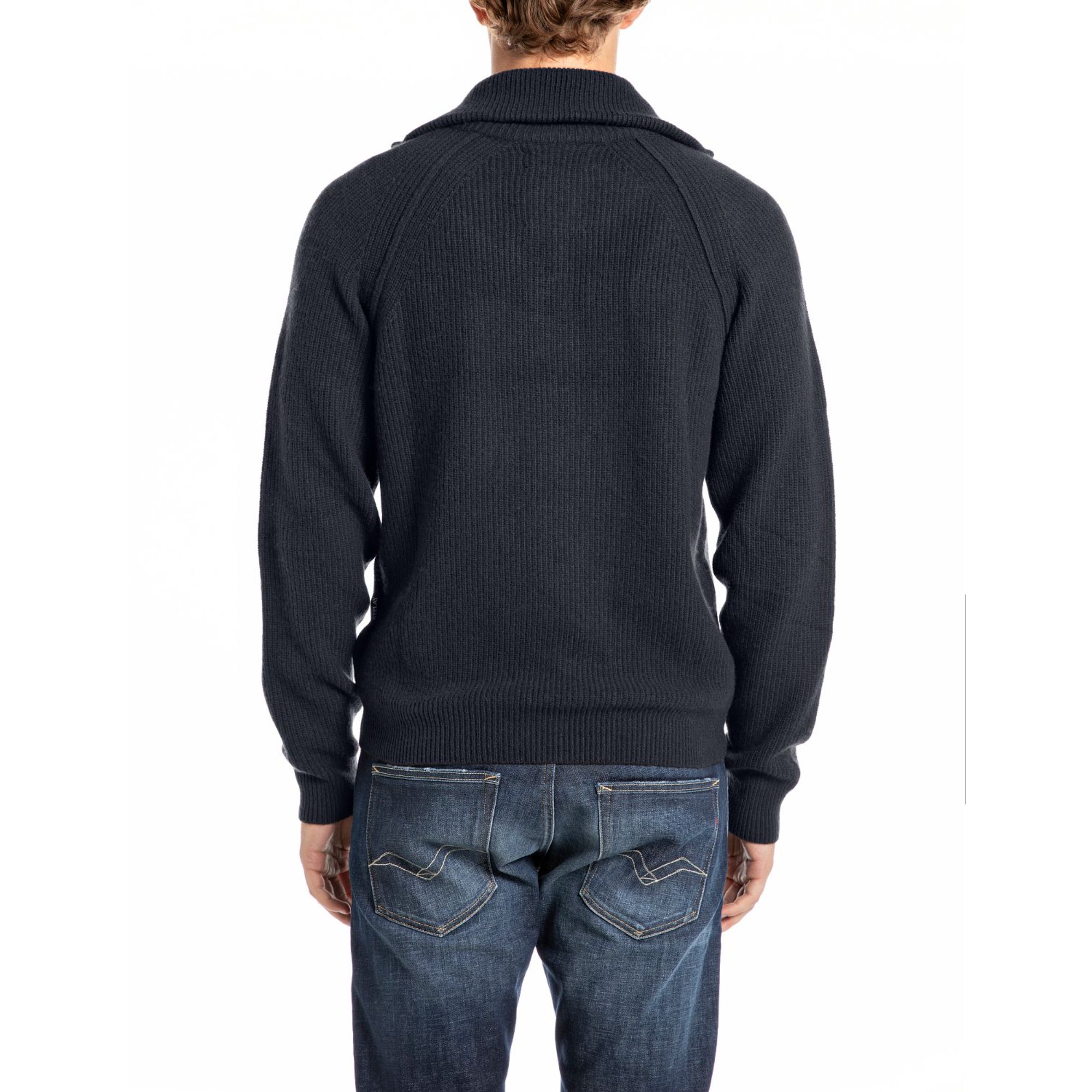 Replay Men's Wool-Blend Sweater | All Clothing | GCC | Men | Mens | Mens Fashion | Sweaters and Cardigans Replay Men's Wool-Blend Sweater | All Clothing | GCC | Men | Mens | Mens Fashion | Sweaters and Cardigans