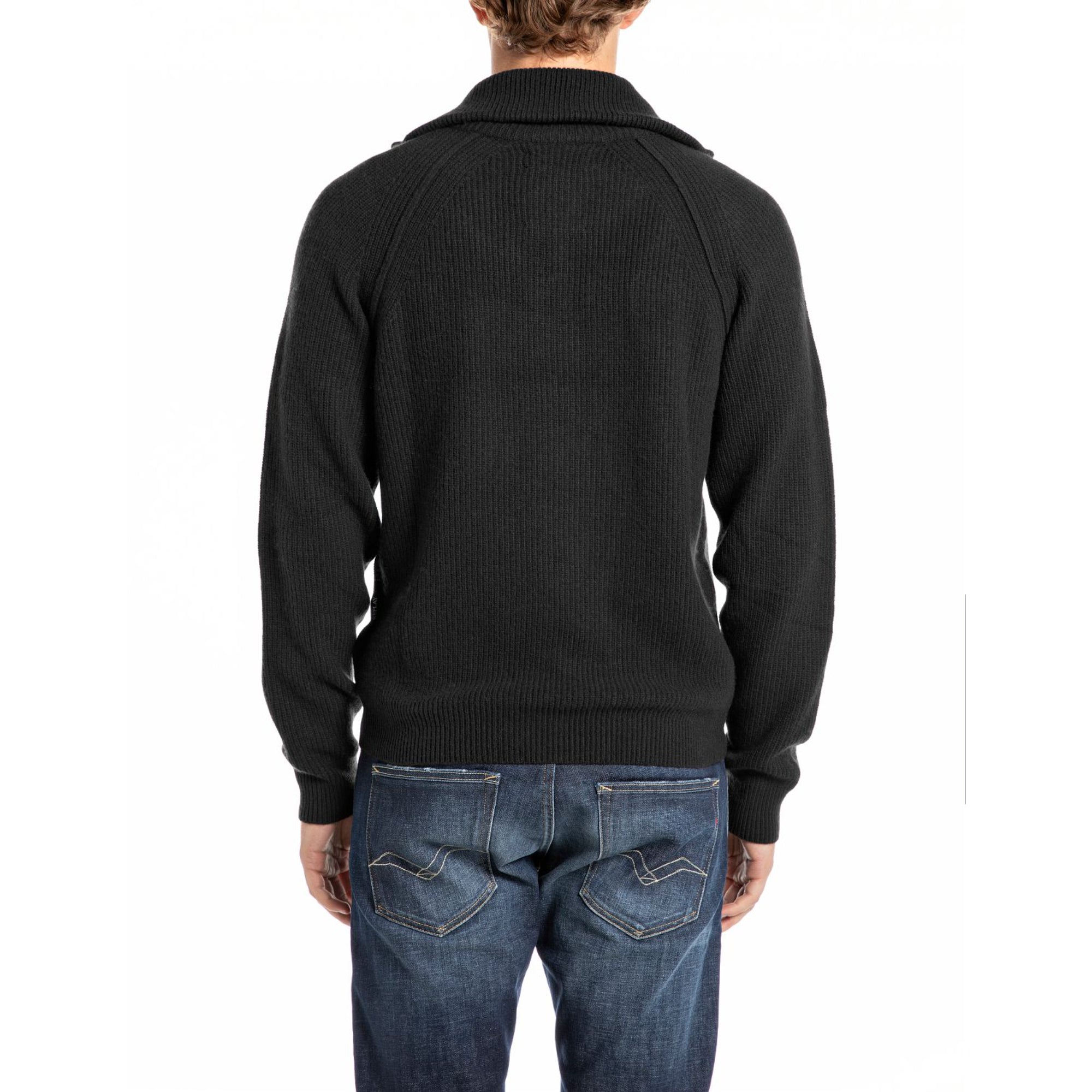 Replay Men's Wool-Blend Sweater | All Clothing | GCC | Men | Mens | Mens Fashion | Sweaters and Cardigans Replay Men's Wool-Blend Sweater | All Clothing | GCC | Men | Mens | Mens Fashion | Sweaters and Cardigans