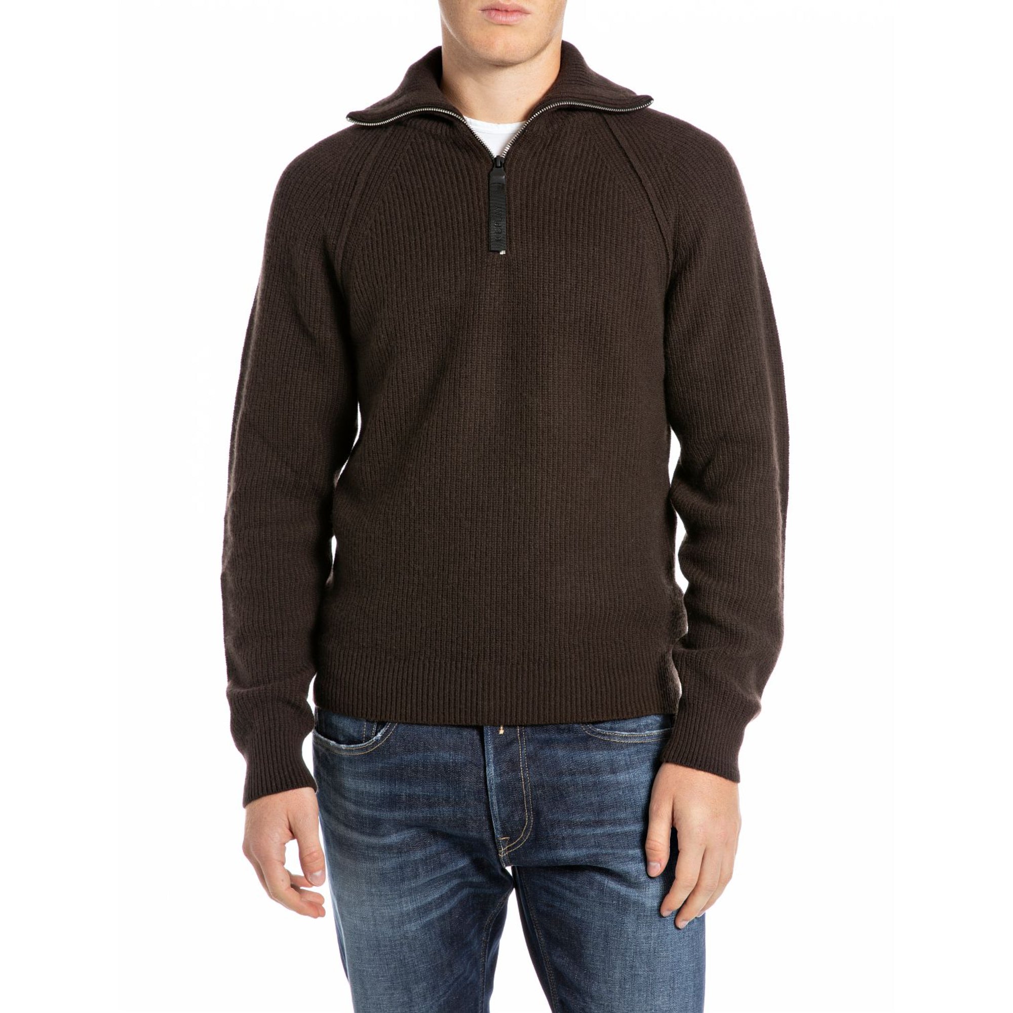 Replay Men's Wool-Blend Sweater | All Clothing | GCC | Men | Mens | Mens Fashion | Sweaters and Cardigans Replay Men's Wool-Blend Sweater | All Clothing | GCC | Men | Mens | Mens Fashion | Sweaters and Cardigans