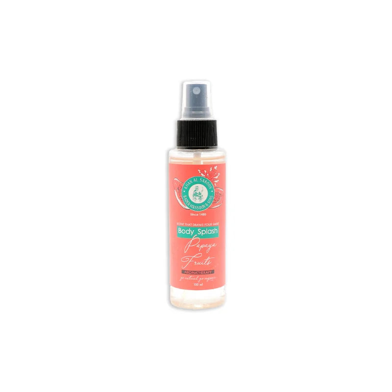 Khan Al Saboun Body Splash - Fruity Papaya 100ml | Beauty | Beauty Selfcare | Beauty Selfcare Bodycare | Body Splash | Spring Festival Khan Al Saboun Body Splash - Fruity Papaya 100ml | Beauty | Beauty Selfcare | Beauty Selfcare Bodycare | Body Splash | Spring Festival