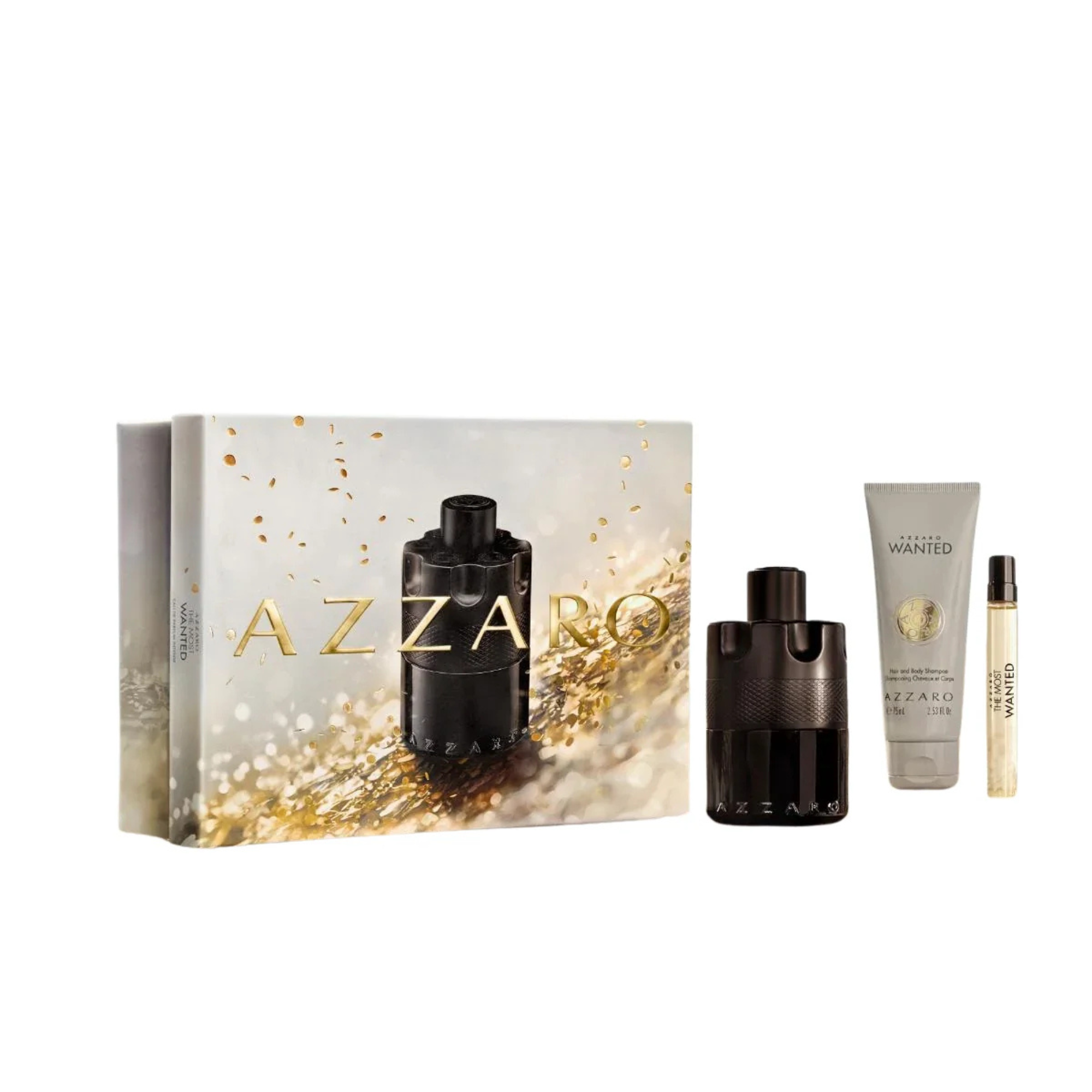 Azzaro The Most Wanted Parfum Set 100ml + Hair & Body 75ml + 10ml