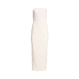 Velvety Couture Talin Women's Butter Cream Dress