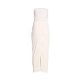 Velvety Couture Talin Women's Butter Cream Dress