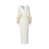 Velvety Couture Dora Women's Off-white Dress