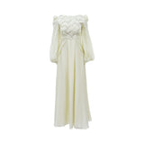 Velvety Couture Women's ENORA  Floral Long Dress