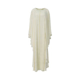 Velvety Couture Women's HATTAN Sequin Gown – Two-Piece Set with Cascading Ruffle Cape