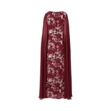 فستان JOUD نسائي من Velvety Couture، مزين بالترتر، مع كيب شيفون متكامل