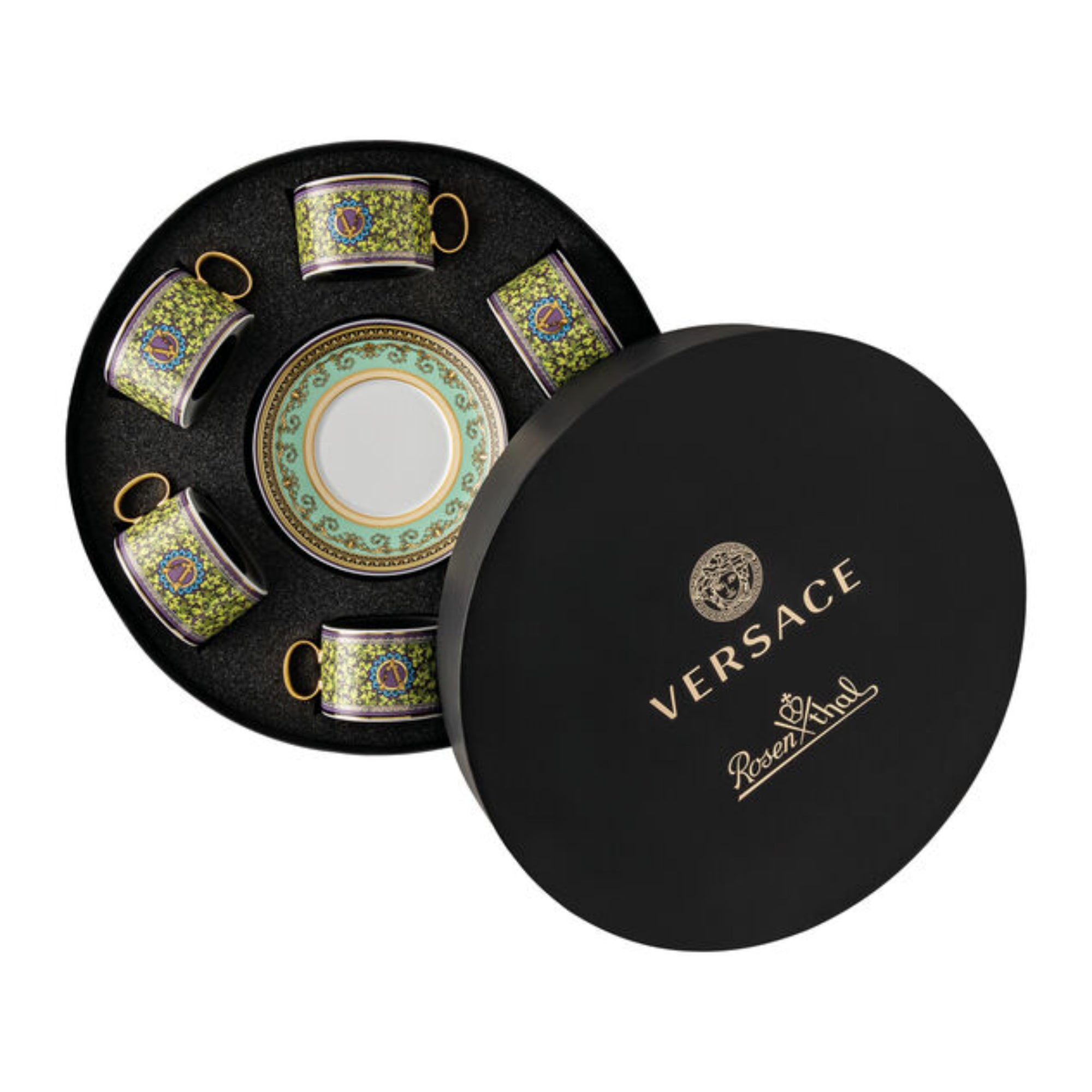 Versace Barocco Mosaic Set with 6 Tea Cups & Saucers | Cups & Saucer Set | Home and Furniture Home | Home and Furniture Home Drinkware | Tea Cup & Saucer Set Versace Barocco Mosaic Set with 6 Tea Cups & Saucers | Cups & Saucer Set | Home and Furniture Home | Home and Furniture Home Drinkware | Tea Cup & Saucer Set