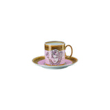 Versace  Medusa Amplified Pink Coin Cup and Saucer
