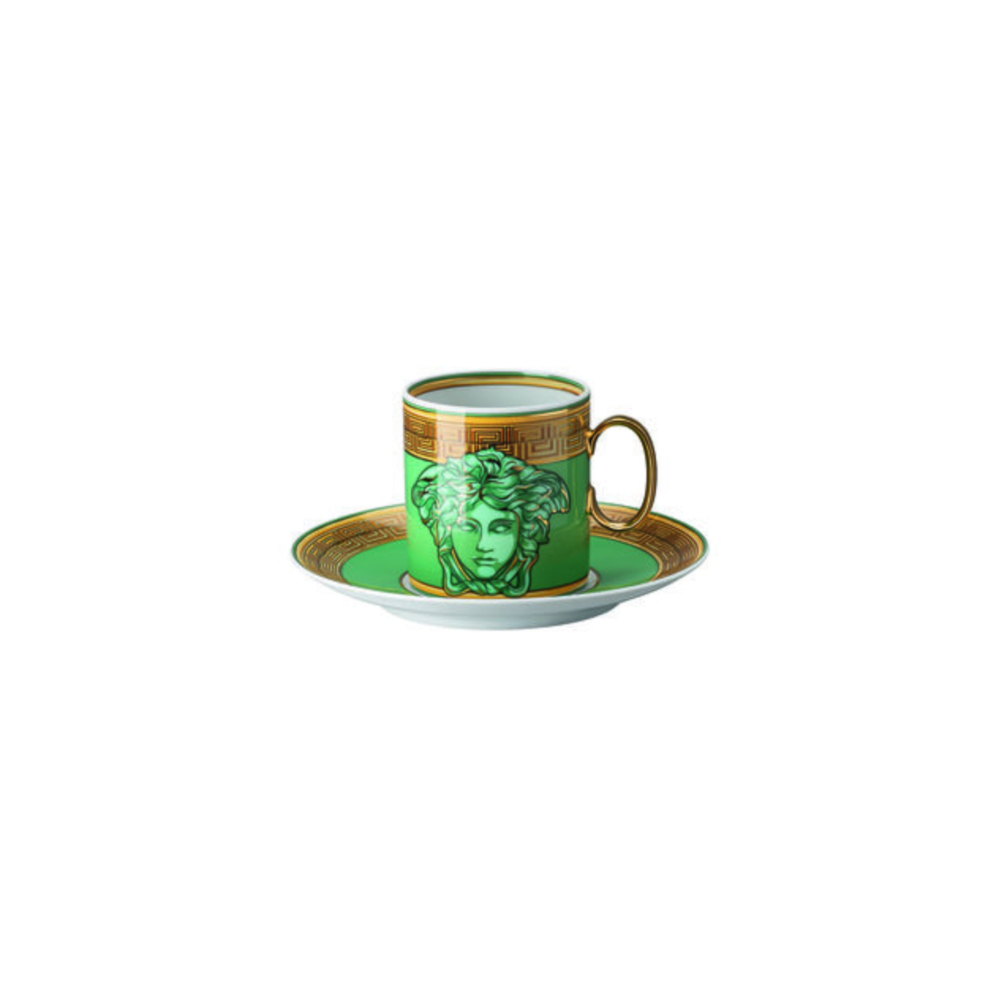 Versace Medusa Amplified Green Coin Cup and Saucer | Coffee Cup & Saucer | Coffee Cup & Saucer Set | Home and Furniture Home | Home and Furniture Home Drinkware Versace Medusa Amplified Green Coin Cup and Saucer | Coffee Cup & Saucer | Coffee Cup & Saucer Set | Home and Furniture Home | Home and Furniture Home Drinkware