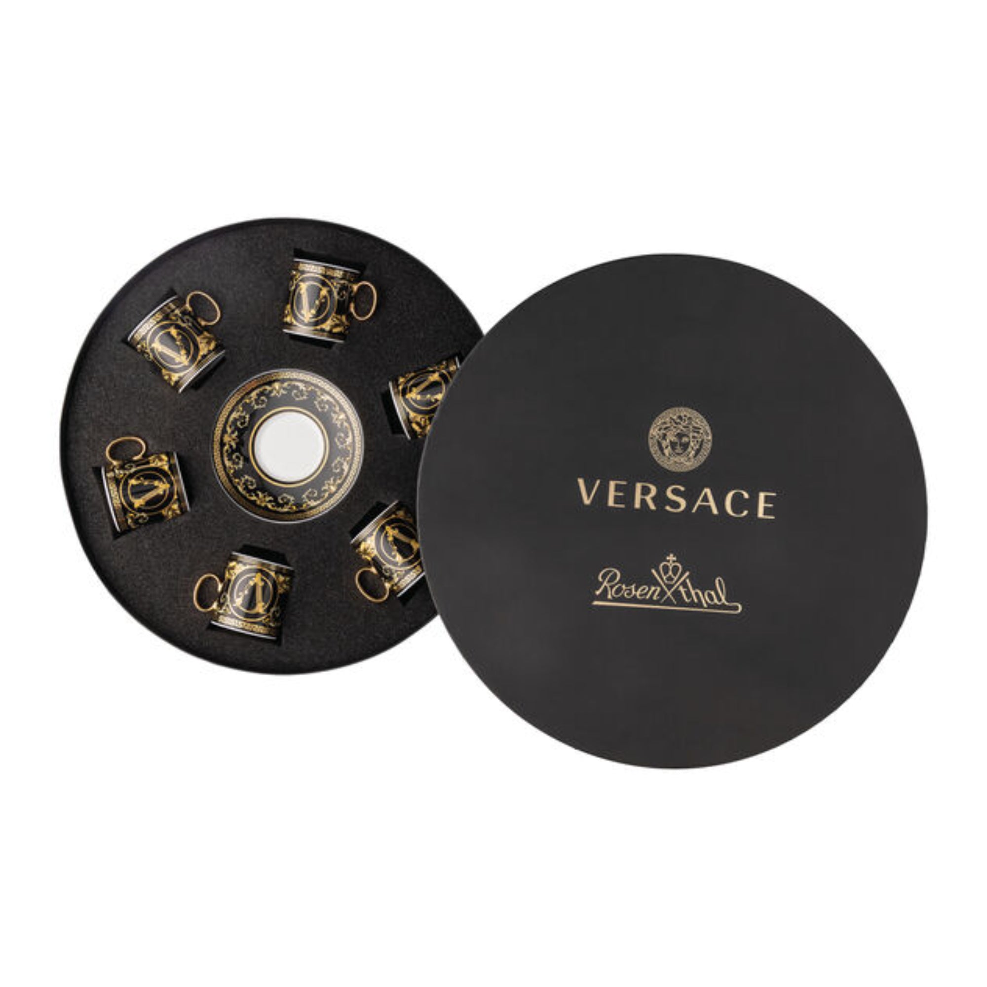 Versace Virtus Gala Black Set 6 Espresso Cup and Saucer | Coffee Cup & Saucer | Coffee Cup & Saucer Set | Coffee Set | Home and Furniture Home | Home and Furniture Home Drinkware Versace Virtus Gala Black Set 6 Espresso Cup and Saucer | Coffee Cup & Saucer | Coffee Cup & Saucer Set | Coffee Set | Home and Furniture Home | Home and Furniture Home Drinkware