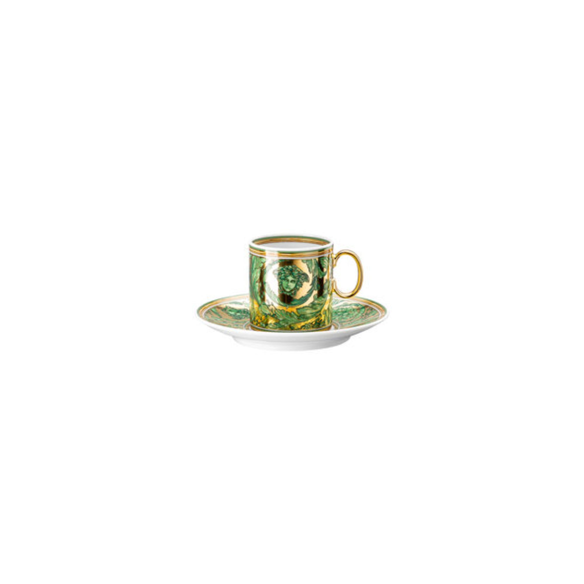 Versace Medusa Garland Green Espresso Cup And Saucer | Coffee Cup & Saucer | Coffee Cup & Saucer Set | Home and Furniture Home | Home and Furniture Home Drinkware Versace Medusa Garland Green Espresso Cup And Saucer | Coffee Cup & Saucer | Coffee Cup & Saucer Set | Home and Furniture Home | Home and Furniture Home Drinkware