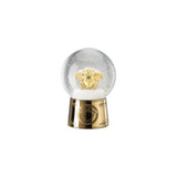 Versace Golden Medusa Glass Sphere with Snow Effect Large
