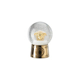 Versace Golden Medusa Glass Sphere with Snow Effect Large